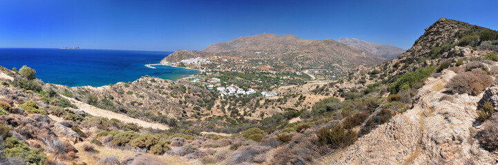 Fototapeta na wymiar Panoramafoto Südküste Insel Kreta