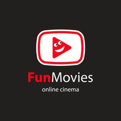 Fun Movies - Online cinema vector logo