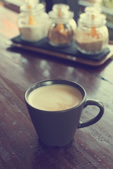 coffee cup on table