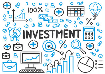 Stick Figure Series Blue Chart