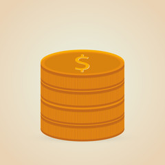 coins icon design 