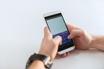 Typing on Smart phone