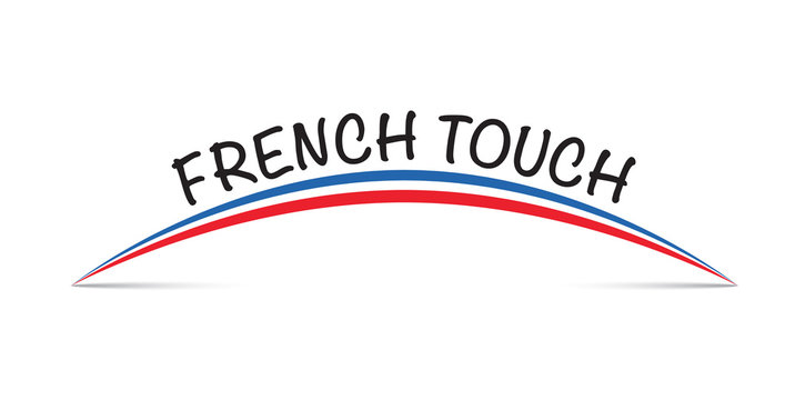 French touch-courbe tricolore
