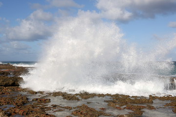 Cuba, Varadero, huge wave