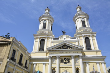 Fototapeta premium Ancient built Cathedral in Chile