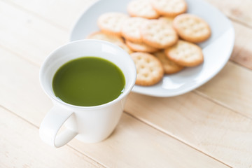 hot matcha