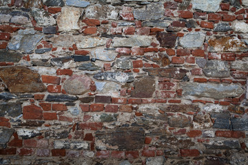 part of a stone brick wall