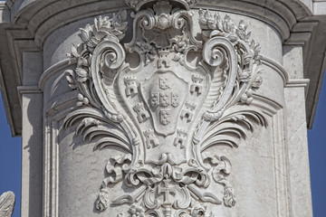 Statue of King Jose I on the Commerce Square - Praca do Comercio