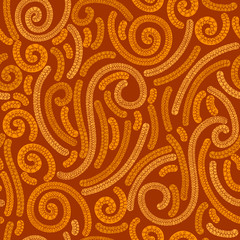 Floral textile wallpaper seamless pattern