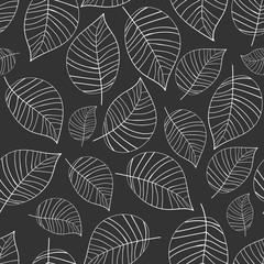 seamless pattern of openwork feathers