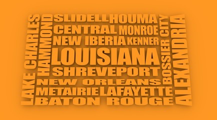 Louisiana state cities list