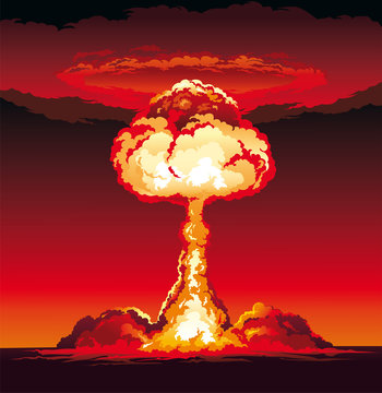 Mushroom Cloud of Nuclear Explosion