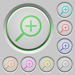 Obraz premium Zoom in push buttons