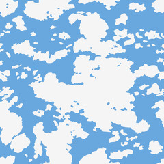Obraz premium Seamless background with cloudy sky