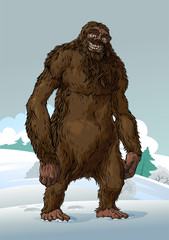 Yeti.

Yety in standing pose.
