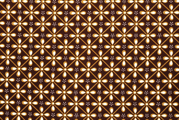 Pattern of beautiful Asean traditional batik