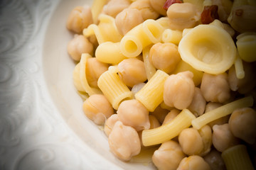 Pasta con ceci