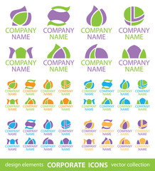 Fototapeta premium corporate icons