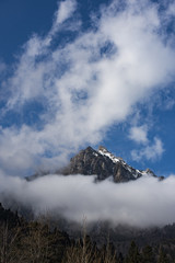 Mountain landscape in Romania &ndash; Peak in Bucegi Mountains.