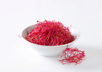 Beetroot sprouts