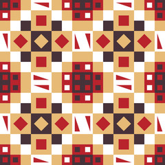Abstract Geometric Tribal Seamless Pattern