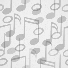 Obraz premium music seamless pattern