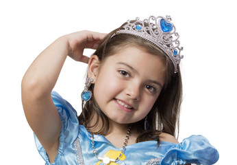 Niña vestida de princesa © Sergio Martínez
