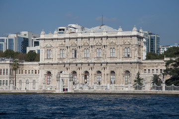 Fototapeta premium Dolmabahce Palace in Besiktas, Istanbul City, Turkey