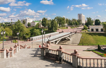 Vitebsk, Pushkin bridge. Belarus