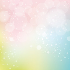 Smooth Pastel Background With Bokeh