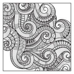  Abstract  Pattern for coloring book.