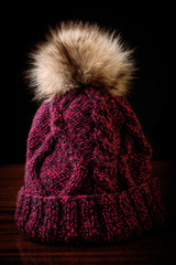 Fototapeta na wymiar Female knit cap
