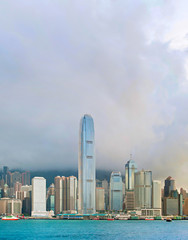 Hong Kong island architecture