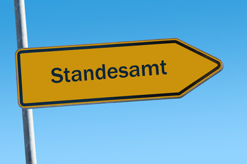 Schild 65 - Standesamt