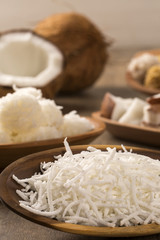 Peruvian cocadas, a traditional coconut dessert sold usually on