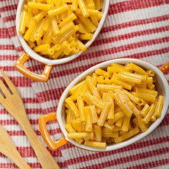 Macaroni and Cheese. Selective focus.