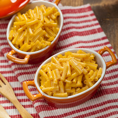 Macaroni and Cheese. Selective focus.