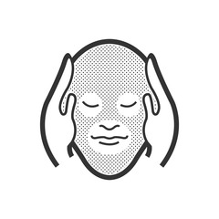 head massage icon
