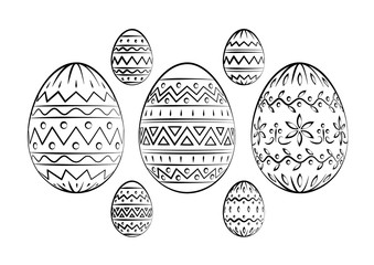 Ornamental Easter eggs