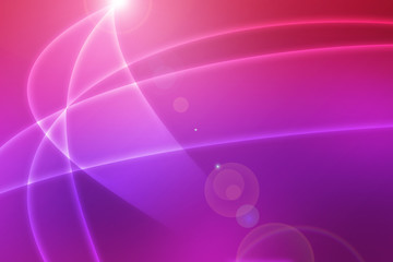 Abstract Light Waves Pink Background