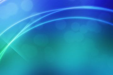 Blue Abstract Light Waves Backdrop