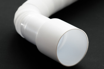 Plumbing the white plastic pipes