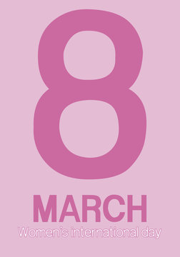8 March. Women's international day