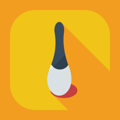 Flat modern design with shadow icons varnish
