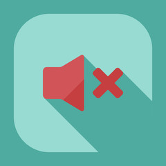 Obraz premium Flat modern design with shadow icon player