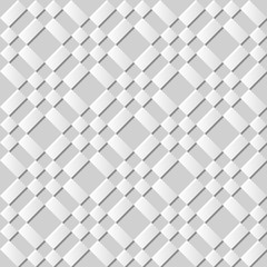 Vector damask seamless 3D paper art pattern background 002 Check Cross Square
