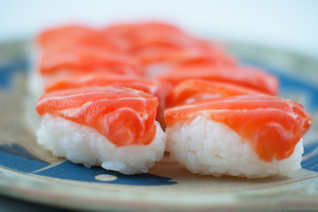 Salmon sushi