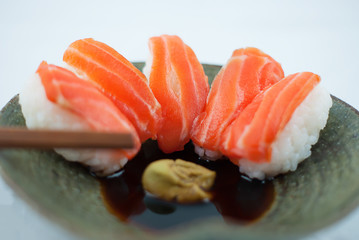 Salmon sushi