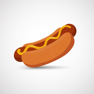 Vector Hot Dog illustration