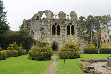 Fototapeta na wymiar Historic abbey ruins